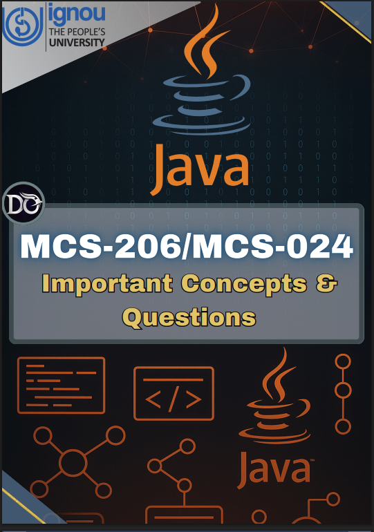 MCS-206 / MCS-024 Important Concepts & Questions PDF Notes